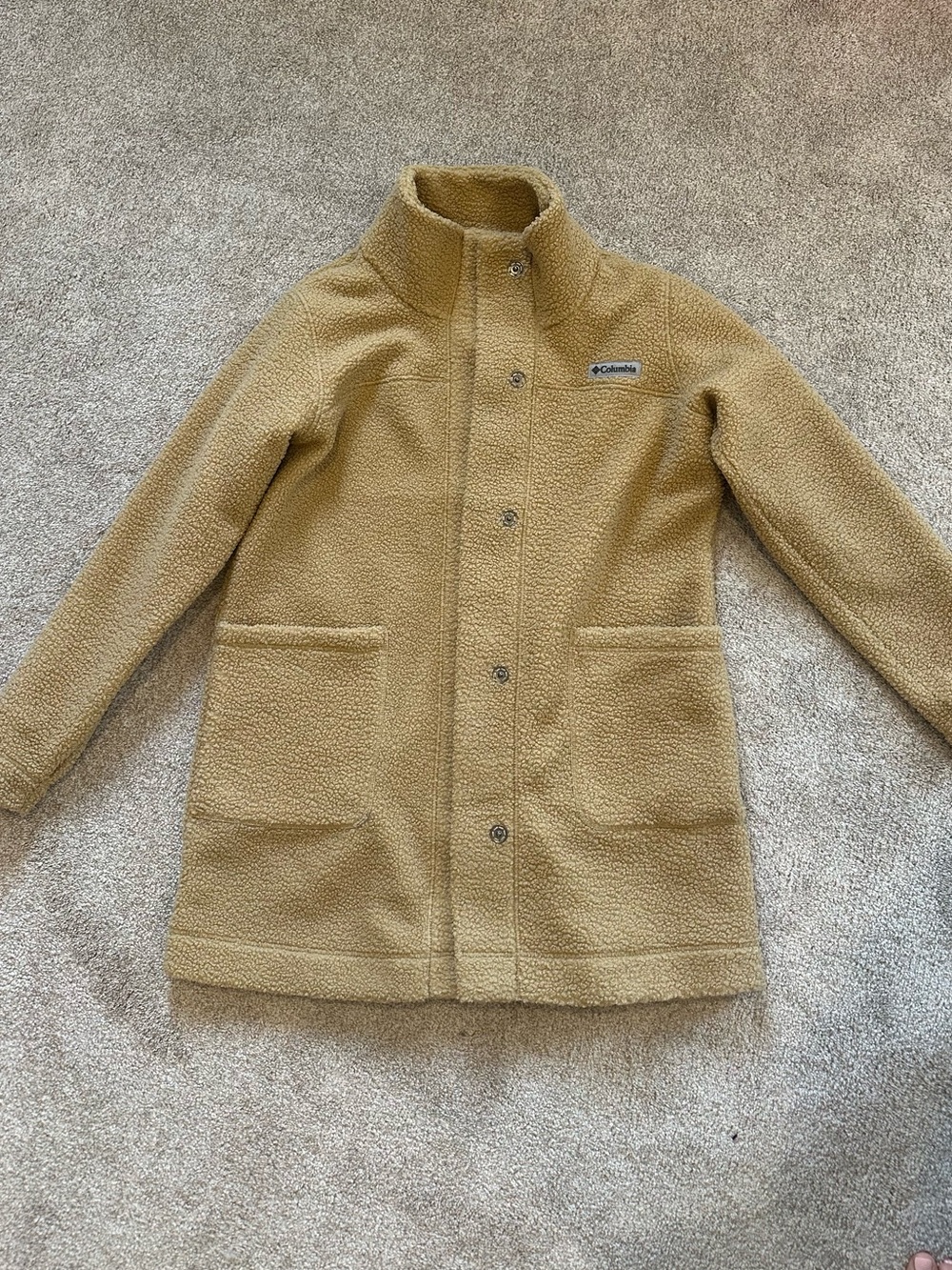 Columbia Women's Tan Panorama Long Sherpa Jacket